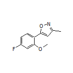 5-(4-Fluoro-2-methoxyphenyl)-3-methylisoxazole