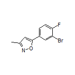 5-(3-Bromo-4-fluorophenyl)-3-methylisoxazole