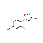 5-(4-Chloro-2-fluorophenyl)-3-methylisoxazole