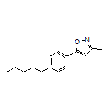 3-Methyl-5-(4-pentylphenyl)isoxazole