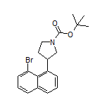 1-Boc-3-(8-bromo-1-naphthyl)pyrrolidine