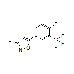 5-[4-Fluoro-3-(trifluoromethyl)phenyl]-3-methylisoxazole