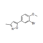 5-(3-Bromo-4-methoxyphenyl)-3-methylisoxazole