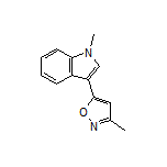 3-Methyl-5-(1-methyl-3-indolyl)isoxazole