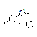 5-[2-(Benzyloxy)-4-bromophenyl]-3-methylisoxazole