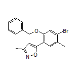 5-[2-(Benzyloxy)-4-bromo-5-methylphenyl]-3-methylisoxazole