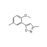 5-(2-Methoxy-5-methylphenyl)-3-methylisoxazole