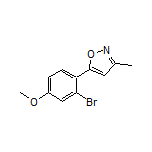 5-(2-Bromo-4-methoxyphenyl)-3-methylisoxazole