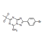 2-(4-Bromophenyl)-5-(methylsulfonyl)-[1,2,4]triazolo[1,5-a][1,3,5]triazin-7-amine