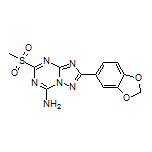 2-(Benzo[d][1,3]dioxol-5-yl)-5-(methylsulfonyl)-[1,2,4]triazolo[1,5-a][1,3,5]triazin-7-amine