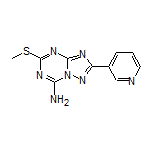 5-(Methylthio)-2-(pyridin-3-yl)-[1,2,4]triazolo[1,5-a][1,3,5]triazin-7-amine