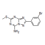 2-(3-Bromophenyl)-5-(methylthio)-[1,2,4]triazolo[1,5-a][1,3,5]triazin-7-amine