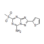 5-(Methylsulfonyl)-2-(thiophen-2-yl)-[1,2,4]triazolo[1,5-a][1,3,5]triazin-7-amine