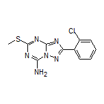 2-(2-Chlorophenyl)-5-(methylthio)-[1,2,4]triazolo[1,5-a][1,3,5]triazin-7-amine