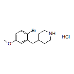 4-(2-Bromo-5-methoxybenzyl)piperidine Hydrochloride