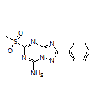 5-(Methylsulfonyl)-2-(p-tolyl)-[1,2,4]triazolo[1,5-a][1,3,5]triazin-7-amine