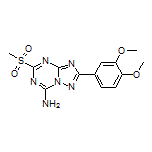 2-(3,4-Dimethoxyphenyl)-5-(methylsulfonyl)-[1,2,4]triazolo[1,5-a][1,3,5]triazin-7-amine