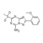 2-(2-Methoxyphenyl)-5-(methylsulfonyl)-[1,2,4]triazolo[1,5-a][1,3,5]triazin-7-amine