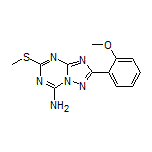 2-(2-Methoxyphenyl)-5-(methylthio)-[1,2,4]triazolo[1,5-a][1,3,5]triazin-7-amine