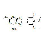 5-(Methylthio)-2-(3,4,5-trimethoxyphenyl)-[1,2,4]triazolo[1,5-a][1,3,5]triazin-7-amine