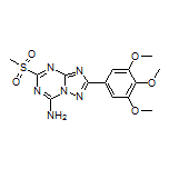 5-(Methylsulfonyl)-2-(3,4,5-trimethoxyphenyl)-[1,2,4]triazolo[1,5-a][1,3,5]triazin-7-amine