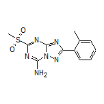 5-(Methylsulfonyl)-2-(o-tolyl)-[1,2,4]triazolo[1,5-a][1,3,5]triazin-7-amine