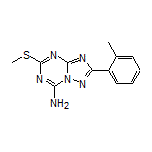 5-(Methylthio)-2-(o-tolyl)-[1,2,4]triazolo[1,5-a][1,3,5]triazin-7-amine