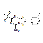 5-(Methylsulfonyl)-2-(m-tolyl)-[1,2,4]triazolo[1,5-a][1,3,5]triazin-7-amine