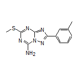 5-(Methylthio)-2-(m-tolyl)-[1,2,4]triazolo[1,5-a][1,3,5]triazin-7-amine