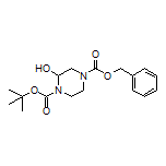 1-Boc-4-Cbz-piperazin-2-ol