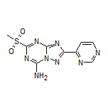 5-(Methylsulfonyl)-2-(pyrimidin-4-yl)-[1,2,4]triazolo[1,5-a][1,3,5]triazin-7-amine