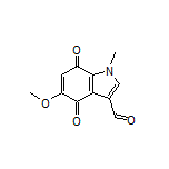 5-Methoxy-1-methyl-4,7-dioxo-4,7-dihydro-1H-indole-3-carbaldehyde