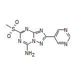 5-(Methylsulfonyl)-2-(pyrimidin-5-yl)-[1,2,4]triazolo[1,5-a][1,3,5]triazin-7-amine