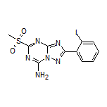 2-(2-Iodophenyl)-5-(methylsulfonyl)-[1,2,4]triazolo[1,5-a][1,3,5]triazin-7-amine