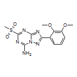 2-(2,3-Dimethoxyphenyl)-5-(methylsulfonyl)-[1,2,4]triazolo[1,5-a][1,3,5]triazin-7-amine