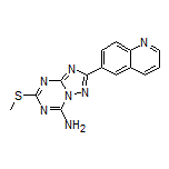 5-(Methylthio)-2-(quinolin-6-yl)-[1,2,4]triazolo[1,5-a][1,3,5]triazin-7-amine