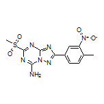 2-(4-Methyl-3-nitrophenyl)-5-(methylsulfonyl)-[1,2,4]triazolo[1,5-a][1,3,5]triazin-7-amine