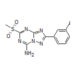 2-(3-Iodophenyl)-5-(methylsulfonyl)-[1,2,4]triazolo[1,5-a][1,3,5]triazin-7-amine