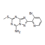 2-(3-Bromopyridin-2-yl)-5-(methylthio)-[1,2,4]triazolo[1,5-a][1,3,5]triazin-7-amine