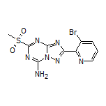 2-(3-Bromopyridin-2-yl)-5-(methylsulfonyl)-[1,2,4]triazolo[1,5-a][1,3,5]triazin-7-amine