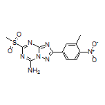 2-(3-Methyl-4-nitrophenyl)-5-(methylsulfonyl)-[1,2,4]triazolo[1,5-a][1,3,5]triazin-7-amine