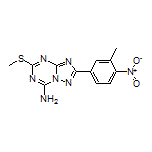 2-(3-Methyl-4-nitrophenyl)-5-(methylthio)-[1,2,4]triazolo[1,5-a][1,3,5]triazin-7-amine