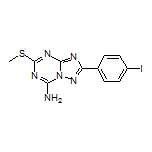 2-(4-Iodophenyl)-5-(methylthio)-[1,2,4]triazolo[1,5-a][1,3,5]triazin-7-amine