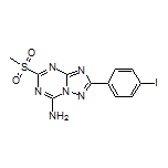 2-(4-Iodophenyl)-5-(methylsulfonyl)-[1,2,4]triazolo[1,5-a][1,3,5]triazin-7-amine