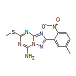 2-(5-Methyl-2-nitrophenyl)-5-(methylthio)-[1,2,4]triazolo[1,5-a][1,3,5]triazin-7-amine