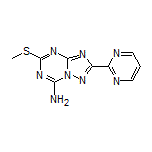 5-(Methylthio)-2-(pyrimidin-2-yl)-[1,2,4]triazolo[1,5-a][1,3,5]triazin-7-amine