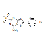 2-(5-Bromopyrimidin-2-yl)-5-(methylsulfonyl)-[1,2,4]triazolo[1,5-a][1,3,5]triazin-7-amine