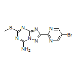 2-(5-Bromopyrimidin-2-yl)-5-(methylthio)-[1,2,4]triazolo[1,5-a][1,3,5]triazin-7-amine