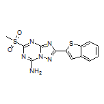 2-(2-Benzothienyl)-5-(methylsulfonyl)-[1,2,4]triazolo[1,5-a][1,3,5]triazin-7-amine