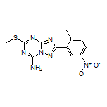 2-(2-Methyl-5-nitrophenyl)-5-(methylthio)-[1,2,4]triazolo[1,5-a][1,3,5]triazin-7-amine